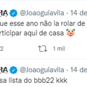 João Guilherme prometeu comentar o reality show após confirmação de Jade Picon no elenco