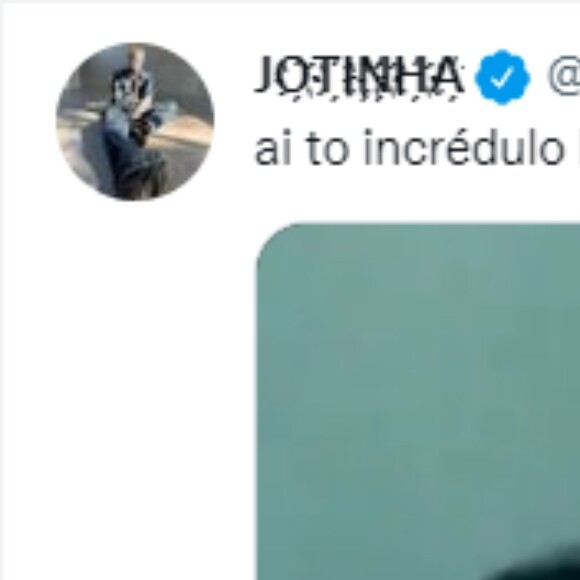 Após anúncio de que Jade Picon entraria mais tarde na casa do 'BBB 22', João Guilherme reagiu no Twitter: 'Incrédulo'