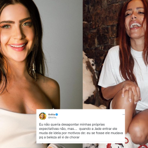 'BBB 22': Anitta comenta chegada de Jade Picon na casa