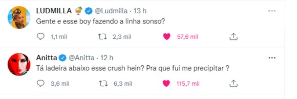 Ludmilla e Anitta falam do comportamento de Rodrigo no 'BBB 22'
