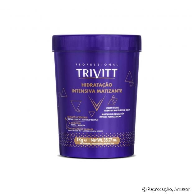 Matizante de Hidratação Intensiva Violet Toning, Professional Trivitt