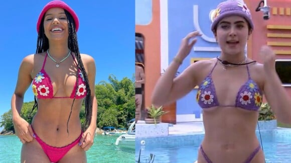 Virou moda! Gleici Damasceno usa biquíni de Jade Picon no 'BBB 22' e recebe elogios de famosos