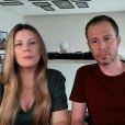 Tiago Leifert e a mulher, Daiana Garbin, gravaram um vídeo nas redes sociais para explicar o câncer raro da filha