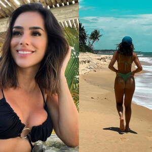 Bruna Biancardi, affair de Neymar, posa de biquíni fio-dental e ganha apelido: 'Primeira dama do Hexa'