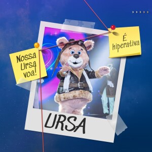 'The Masked Singer Brasil': Ursa também explicou que gosta de voar, por isso a roupa de piloto, e que é uma pessoa hiperativa