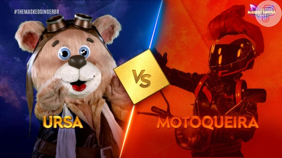 Ursa do 'The Masked Singer Brasil' venceu a Motoqueira, que acabou sendo eliminada na sequência, revelando-se para o público: era Letícia Colin