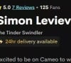 O Golpista do Tinder: Simon Leviev já faturou mais de R$ 150 mil fazendo vídeos personalizados aos fãs