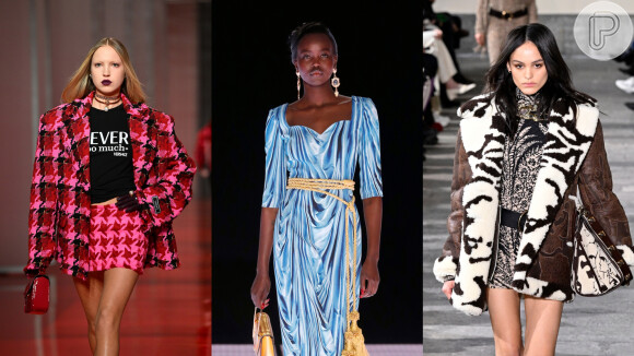 As tendências em estampas da Semana de Moda de Milão para usar no Outono-Inverno