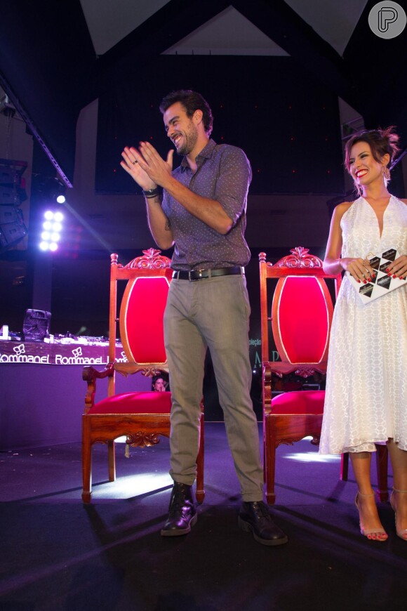 Joaquim Lopes e Andreia Horta, de 'Império' prestigiam evento em Fortaleza