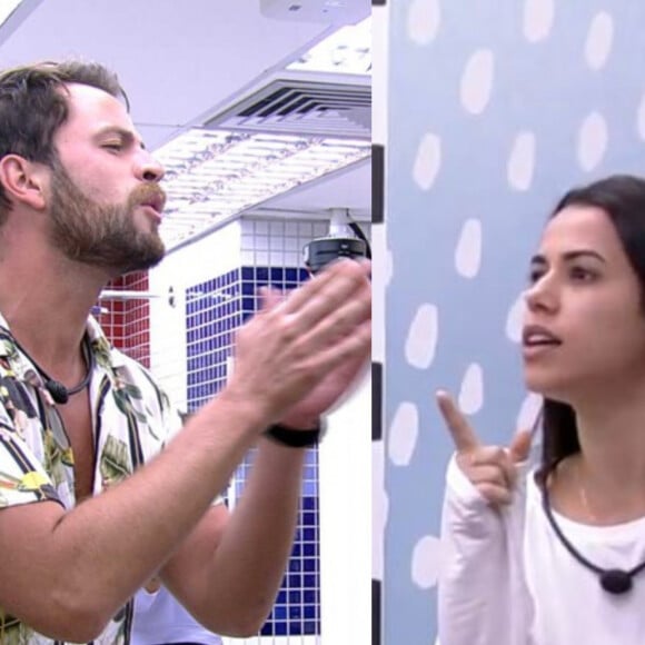 'BBB 22': Larissa e Gustavo, com quem esteve na Casa de Vidro, bateram boca