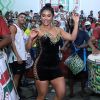 Mileide Mihaile mostrou samba no pé na quadra da escola em Duque de Caxias, na Baixada Fluminense
