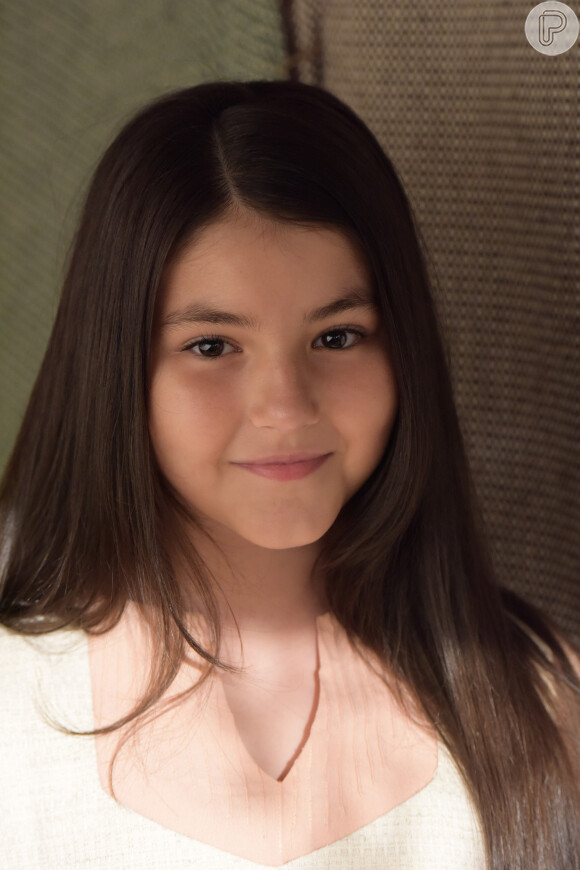 Marjorie Queiroz é Mical quando criança na 2ª temporada da novela/série 'Reis'