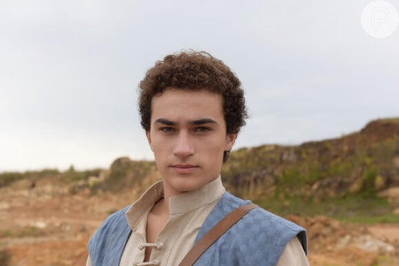 Na 4ª temporada da novela 'Reis', Joabe (jovem) é o papel de Guilherme Seta