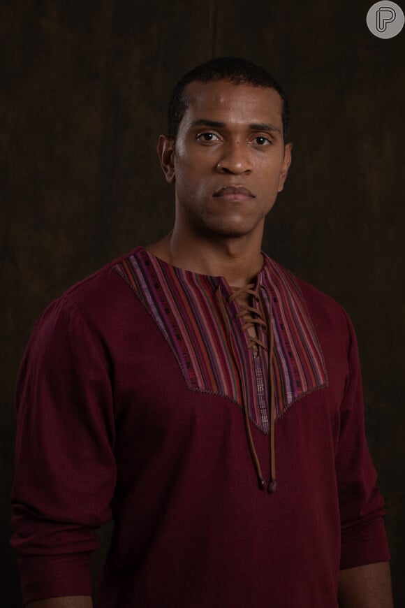 Na oitava temporada da série/novela 'Reis', Rafael Oliveira interpreta Milconias