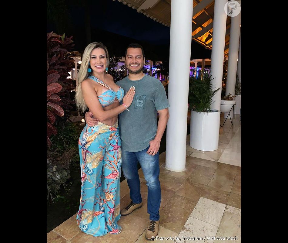 Andressa Urach e Thiago Lopes chegaram a se separar após anúncio da gravidez