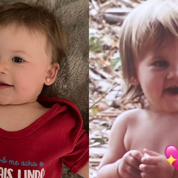Compare: Maria Alice e Virgínia Fonseca, ainda bebê