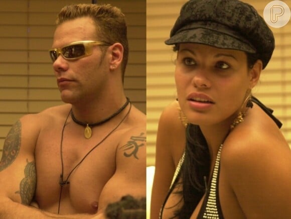 A ex-miss Joseane se envolveu com Dilson no 'Big Brother Brasil 3'