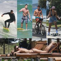 Veja o que os famosos fazem quando chega o verão! Surfe, stand up paddle...