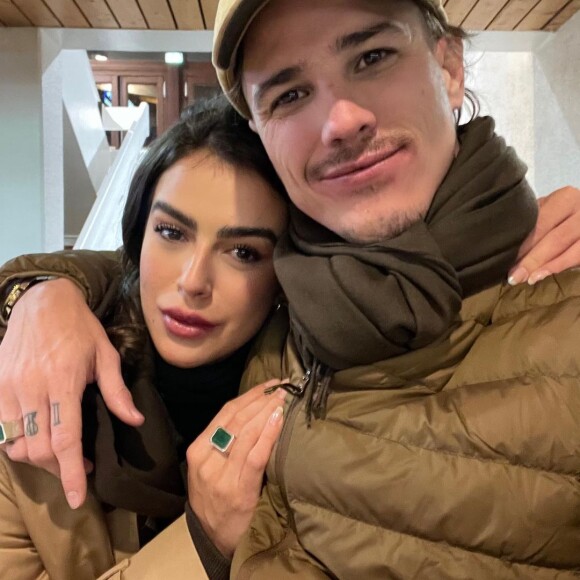 Mari Saad fez uma declaração apaixonada ao namorado, Romulo Neto