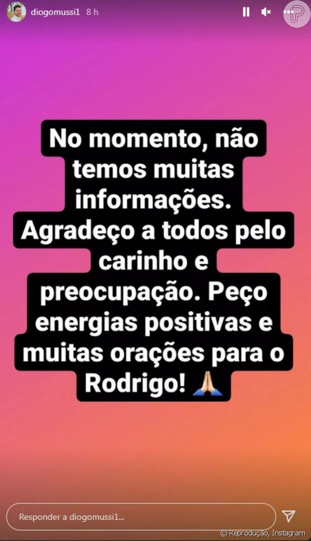 Irmão do ex-BBB Rodrigo Mussi contou que cirurgias foram bem-sucedidas