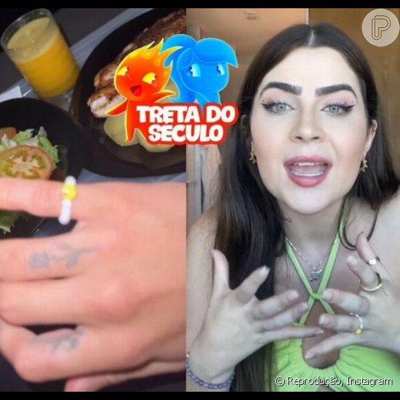 Jade Picon e Gabriel Medina também apareceram com anéis parecidos nas redes sociais