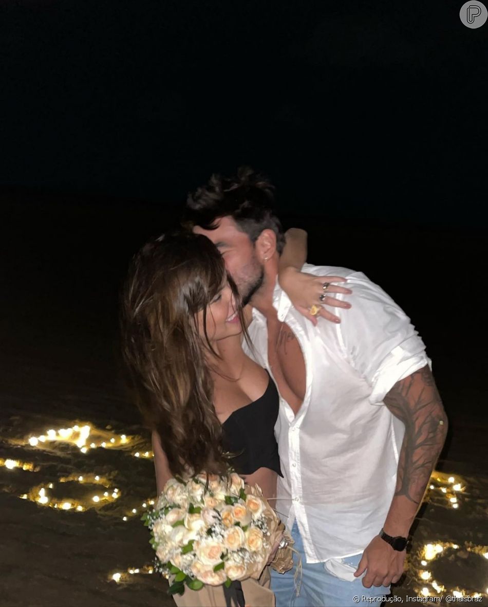Gui Napolitano e Thaís Braz estão viajando por Maragogi, Alagoas