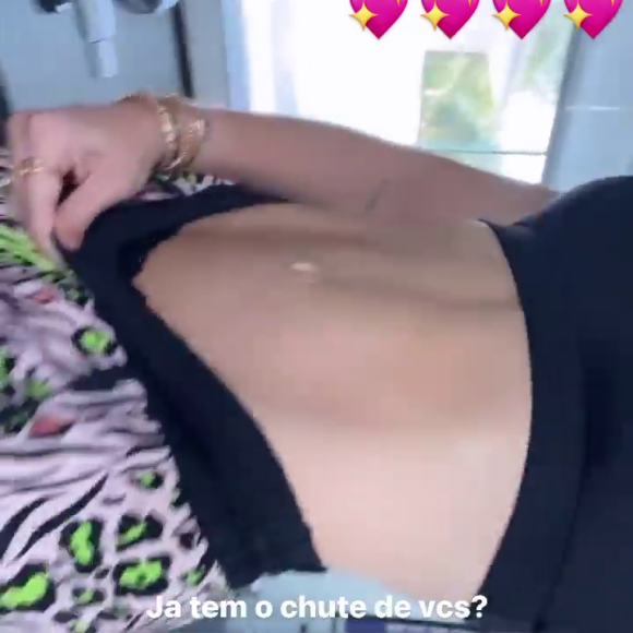 Grávida de 3 meses, Virgínia Fonseca exibiu a barriga e pediu a opinião dos seguidores quanto ao gênero do bebê