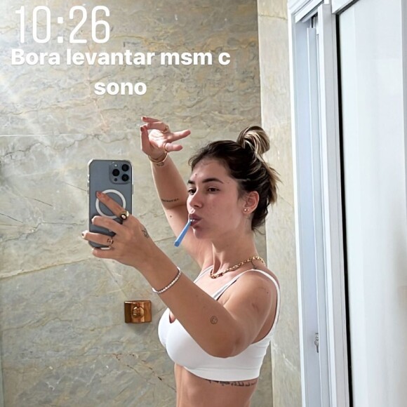 Grávida, Virgínia Fonseca exibe a barriga para documentar, em detalhes, o crescimento do segundo bebê