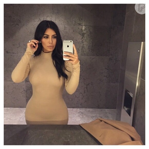 Kim Kardashian mostra o look no Instagram