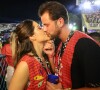 Lais e Gustavo, eliminados do 'BBB 22', curtiram o carnaval em clima apaixonado na Sapucaí
