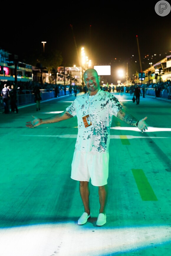 Diogo Nogueira na folia no terceiro dia de Carnaval no Rio de Janeiro