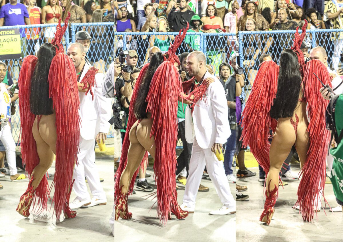 Foto: Bumbum sarado de Paolla Oliveira roubou a cena na Sapucaí com  fantasia cavada - Purepeople