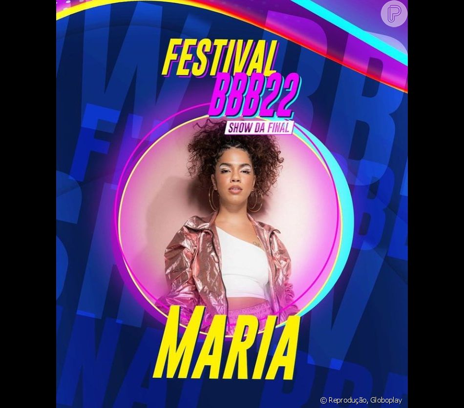 Maria irá cantar na final do 'BBB 22'