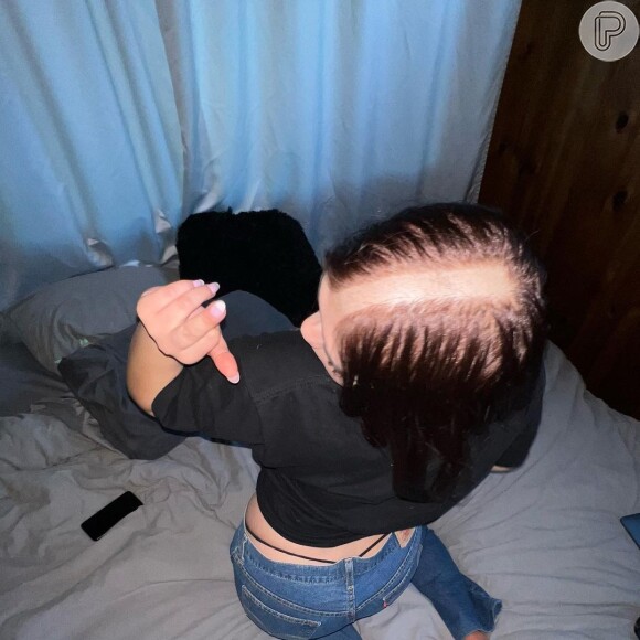 Cabelo raspado no topo da cabeça: o visual de TikToker norte-americana viralizou na web