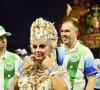 Viviane Araújo teve fantasia montada em três dias para desfilar como Rainha de Bateria da Mancha Verde