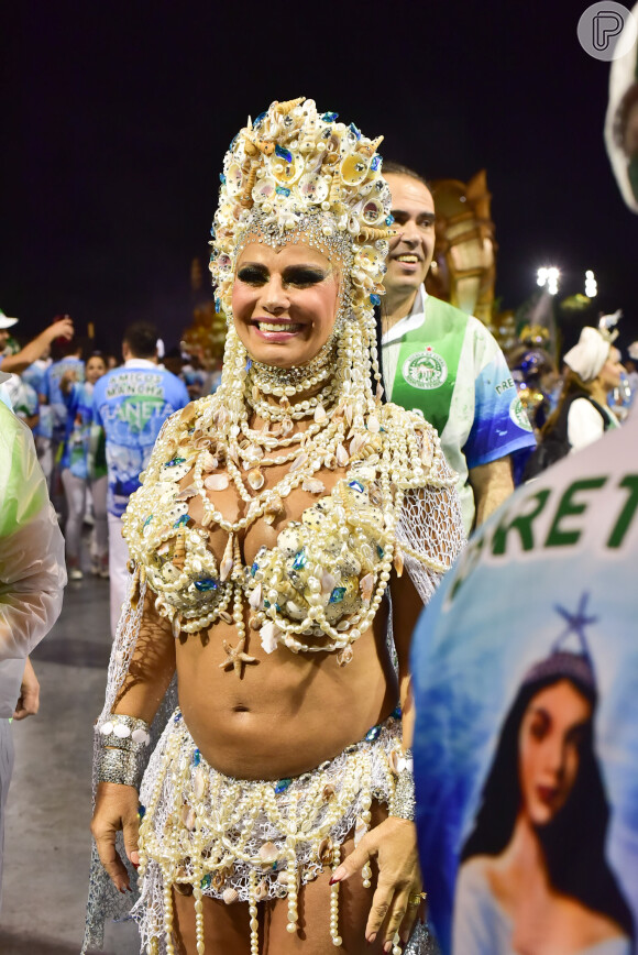 Fantasia de Viviane Araújo para Desfile das Campeãs foi feita em três dias