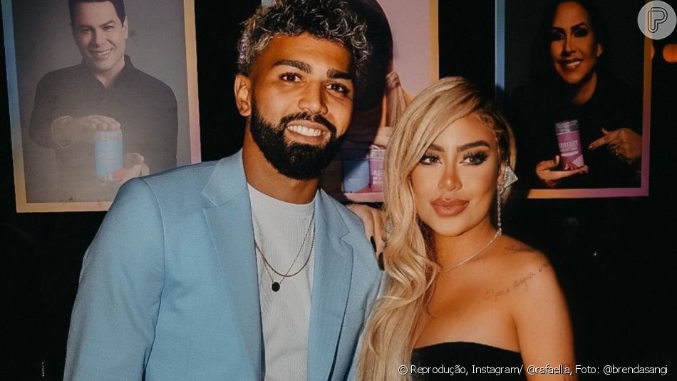 Gabigol e Rafaella Santos surgem juntos em novo clique