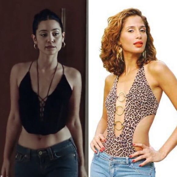 A moda dos anos 2000 é ponto em comum nos looks das personagens Bebel, de novela 'Paraíso Tropical' e Maddy, de 'Euphoria'