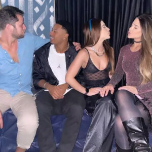 Paulo André e Jade Picon posaram ao lado de Laís e Gustavo em foto no Instagram