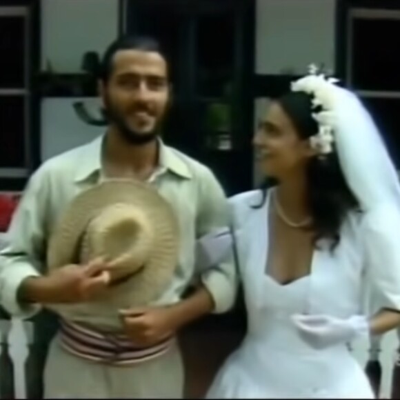 Tadeu se casou com Zefa no fim da novela 'Pantanal' em 1990. Marcos Palmeira e Giovanna Gold viveram os personagens na 1ª versão