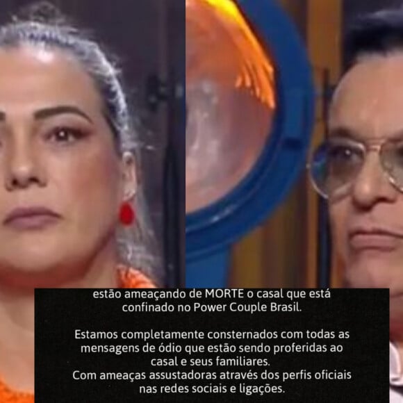 'Power Couple Brasil 2022': Nahim e Andreia são ameaçados de morte