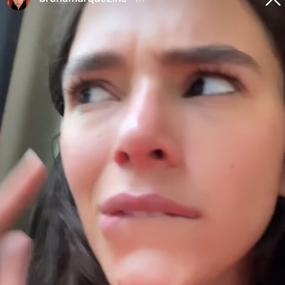 Bruna Marquezine também brincou com o fato das fotos terem vazado