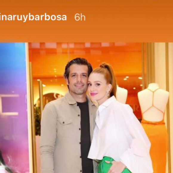 Marina Ruy Barbosa esteve acompanhada do namorado, o deputado Guilherme Mussi, e provou que os boatos de crise recentes são meras especulações