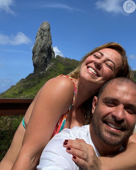 Paolla Oliveira revelou que tem se permitido expor mais seu namoro com Diogo Nogueira