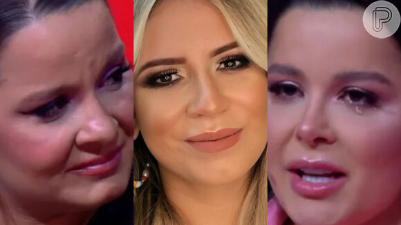 Maiara e Maraísa choraram ao lembrar a morte de Marília Mendonça durante o 'The Voice Kids' deste domingo (19)