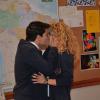 Arthur Aguiar e Lua Blanco se beijam em cena de 'Rebelde'