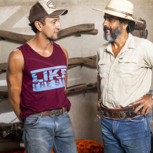Juma faz José Lucas de Nada e o pai, José Leôncio, terem conversa séria na novela 'Pantanal'