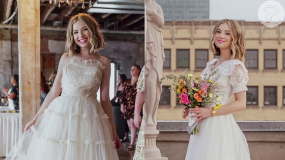 Vestido de noiva barato: influencer viraliza ao comprar 2 looks - de 1950 e 1970! - por preço inacreditável
