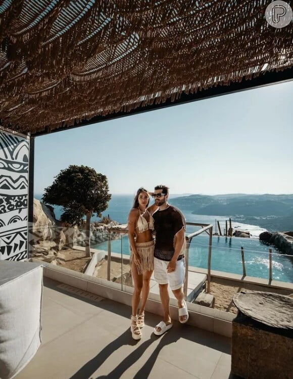 Romana Novais passou um dia a mais que Alok no resort de luxo na Grécia