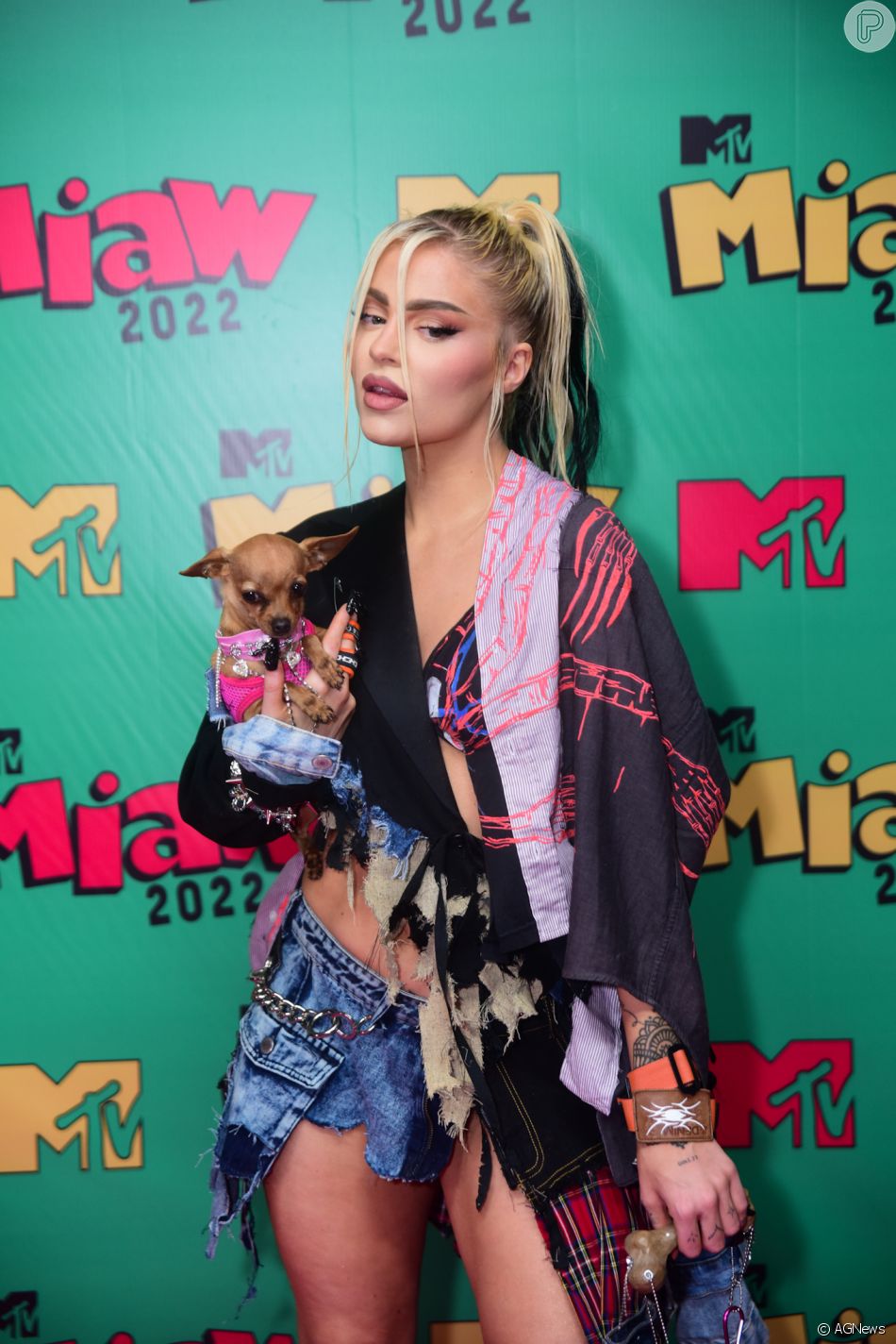 Rabo de cavalo desconstruído foi escolha de Luísa Sonza para MTV Miaw